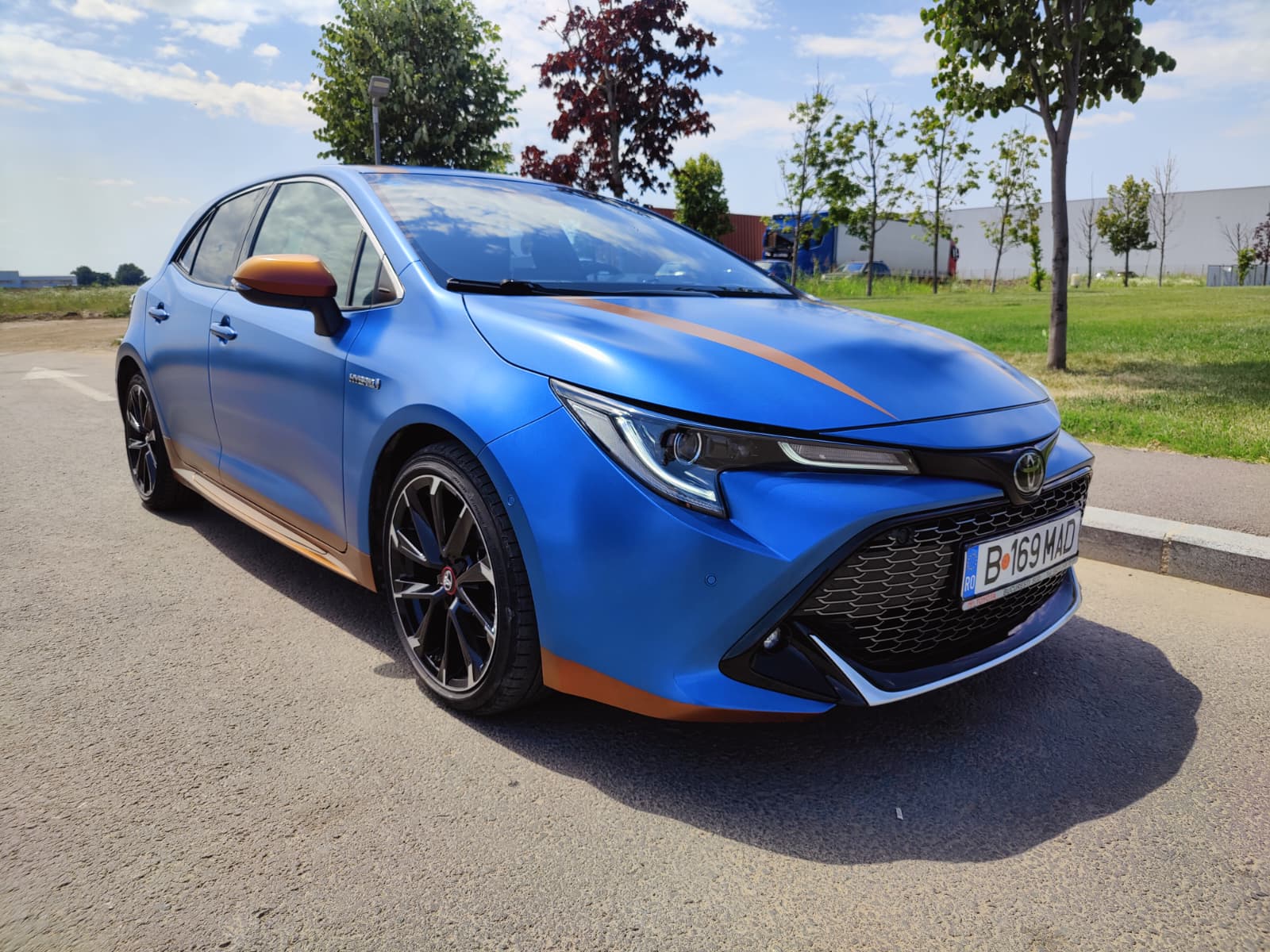 Toyota Corolla GR Line - PPF Lichid • Carbon Blue • Phoenix Stripes