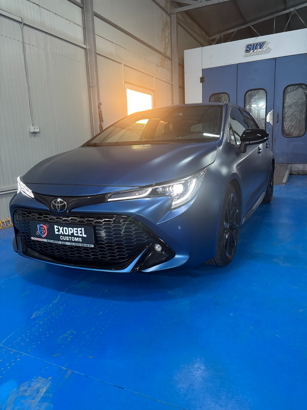 Toyota Corolla GR Line - PPF Lichid • Carbon Blue Satin